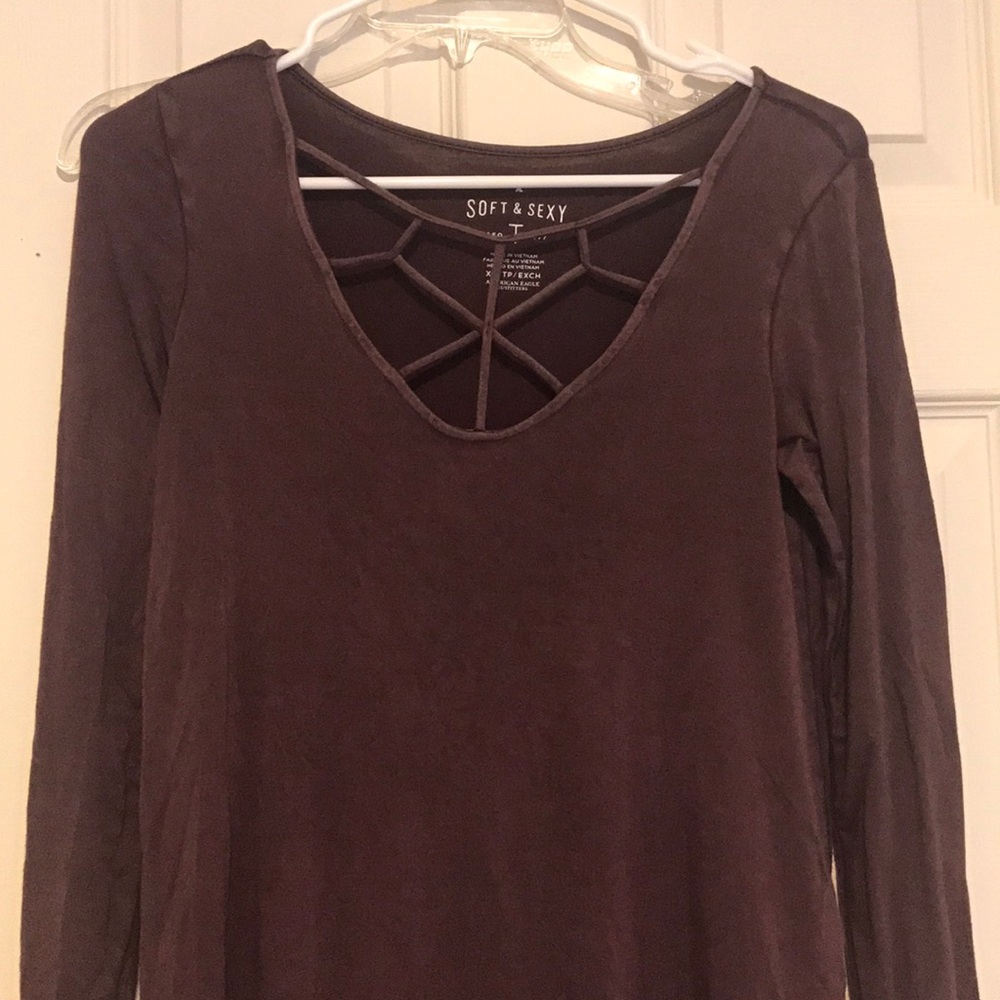 Purple American Eagle Top